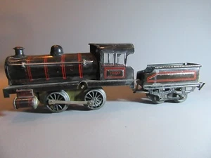 A474 Vintage 1925 J de P 4466 France Locomotive Mécanique 1007 + Tender Zéro O - Photo 1/19