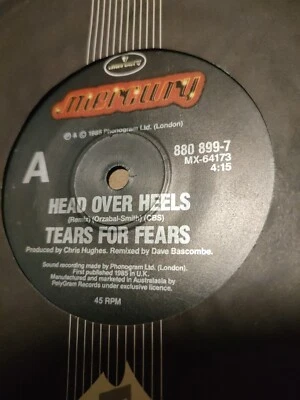 Tears For Fears ‎– Head Over Heels.   7"  - Image 1 of 2
