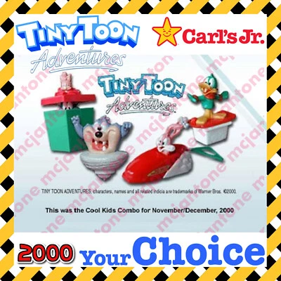 Carl's Jr. 2000 TINY TOON ADVENTURES Animaniacs Warner Bros. TU ELECCIÓN DE JUGUETE Foto 1 de 3