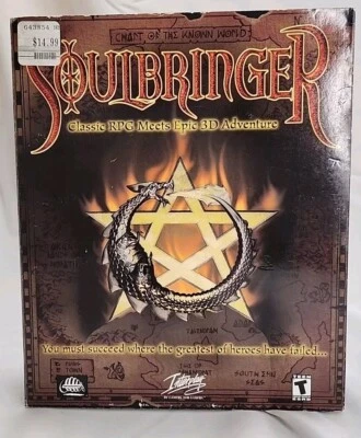 Soulbringer (PC CD) New US Retail Store Big Boxed Edition Sealed! RARE! - Image 1 of 4