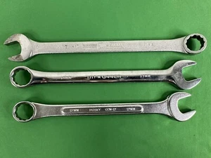 Lot of 3, 17mm 12 Point Combination Wrench Tool Husky CCM-17, Williams, Urrea - Picture 1 of 8