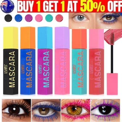 Rainbow Multi-coloured Eye Length Eyelash Makeup Bright Colorful Mascara AU - image 1 of 4