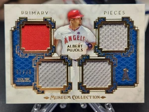 ALBERT PUJOLS 2014 Topps Museum Collection Primary Pieces Quad Patch Relic 01/25 - Picture 1 of 5