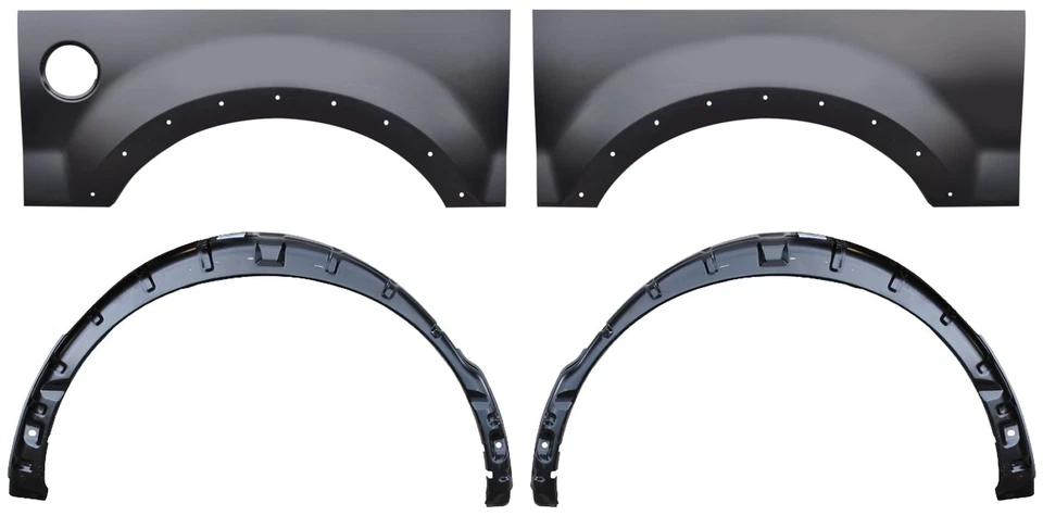 Lh Rh 2004-2008 Ford Pickup F150 Rear Wheelarch and Wheelhouse With Mldg Holes - Imagem 1 de 1