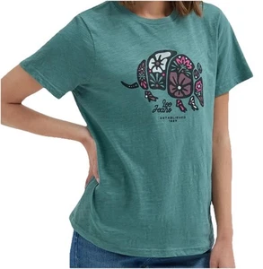 Lee Damen Regular Fit Kurzarm Grafik T-Shirt hellgrün Damengröße XXL - Bild 1 von 8