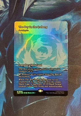MTG The Boy in the Iceberg - Dark Depths Avatar The Last Airbender NM #0056 FOIL - Image 1 of 2