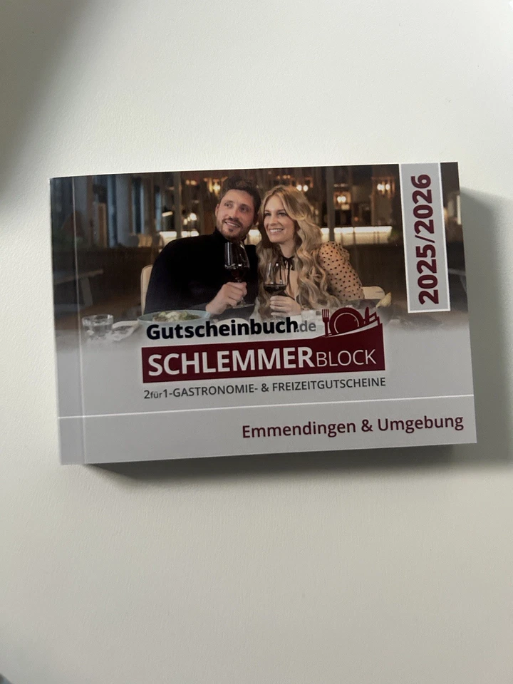 Schlemmerblock für Emmendingen und Umgebung NEU 2025/2026 - Bild 1 von 1