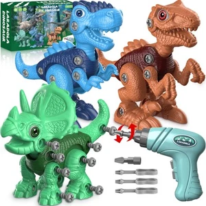 Dinosaur Toys for 3 4 5 6 7 8 Year Old Boys, Take Apart Dinosaur Toys for Kid... - Picture 1 of 8