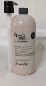 Philosophy Fresh Cream Warm Cashmere Hydrating Shower Gel 32 fl. oz. New Sealed - Picture 1 of 2