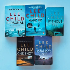 Lee Child Jack Reacher Bundle x 5 Small Paperback Books See Description 5 Titles - Picture 1 of 19