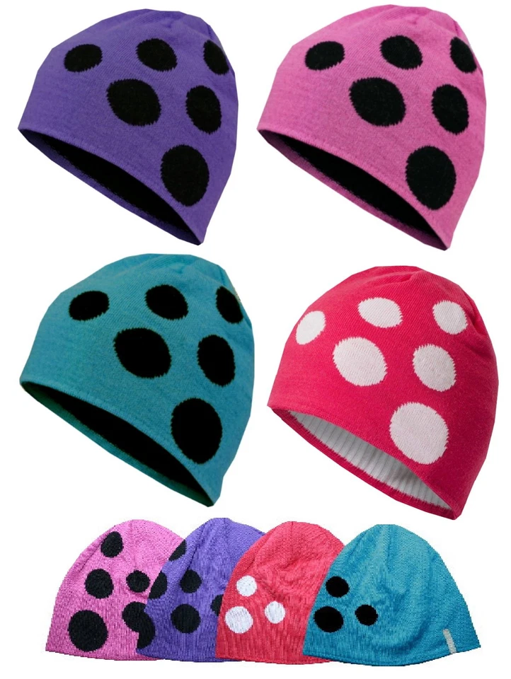 CRAFT PXC Light 6 Dots Mädchen Kinder Ski Beanie Mütze Polyacryl/Wolle Gr. S/M