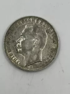1912-G Estados alemanes Baden 3 marcos KM# 280,900 fino - Imagen 1 de 2
