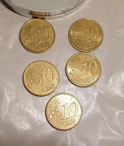 10 euro cent 2002 germany,A,G,D,J,F,celá sada - Picture 1 of 4