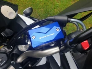 Brake Fluid Reservoir Cap Cover For Suzuki VStrom 1000/XT V-STROM DL 250 650 XT - Picture 1 of 43