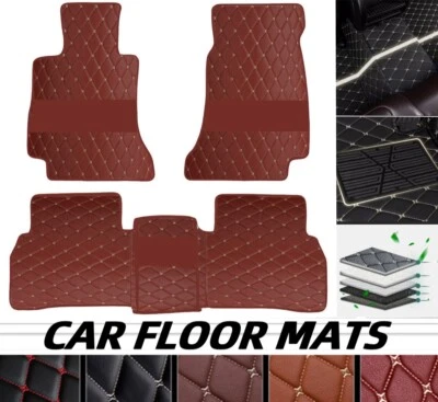 For Honda Car Floor Mats Vezel PU Leather All Weather Custom Waterprooof Carpets - image 1 of 4