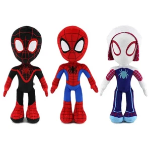 33cm Spiderman Gwen Figure Soft Plush Toy Superhero Stuffed Doll Birthday Gift - Picture 1 of 19