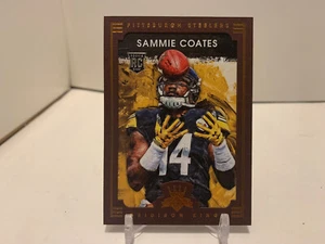 Sammie Coates RC Donruss Gridiron Kings Brown Frame #115 Pittsburgh Steelers - Picture 1 of 2