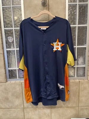 Houston Astros Jersey Mens Majestic Authentic Collection Cool Base MLB XL - Image 1 of 4