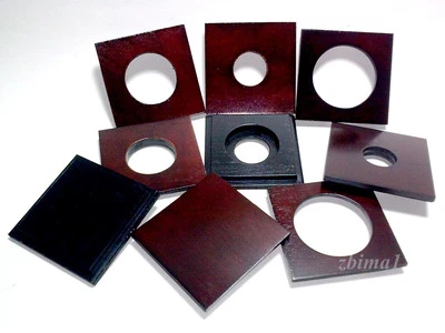 1 Lens Board 3.75"Sq for Korona 4x5 View Camera, made of Plywood Birch/free hole - Image 1 of 4