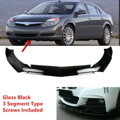 Fit For Saturn Aura 2007-2009 Front Bumper Lower Lip Spoiler Splitter Black Trim - Image 1 of 4