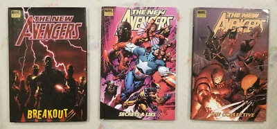 Set of New Avengers HC and SC, volumes: 1,3,4 and Deluxe #3 (HC); 10, 11 (SC) - Image 1 of 4