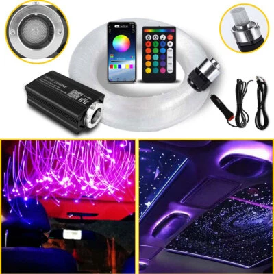 Kit de estrella de techo de fibra óptica para automóvil 500 piezas luces de techo de techo remoto Foto 1 de 4