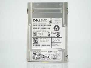 Dell/Kioxia PM6-R SDFUS73EXB02T 7.68TB 1 DWPD SAS 12Gb/s 3D TLC 2.5in SSD - Afbeelding 1 van 3