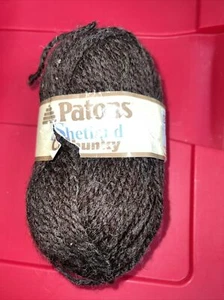 Patons Shetland Chunky Yarn (3.5oz Earthy Brown) Vintage - Picture 1 of 2