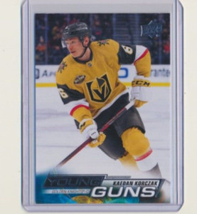 2022-23 Upper Deck Series 1 Young Guns 218 Kaedan Korczak Vegas Golden Knights