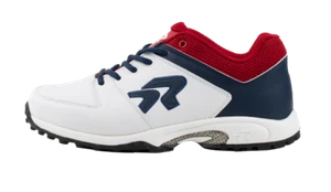 Ringor - Women's American Spirit Turf Softball Shoe (10.5 - Red/White/Navy) - Picture 1 of 6