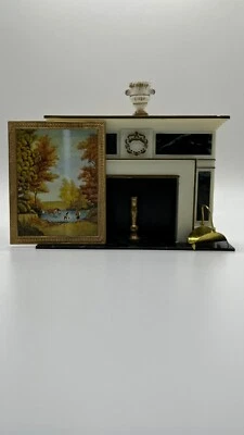 Ideal Petite Princess Furniture Dollhouse Mini Regency Hearthplace Fireplace Set - Image 1 of 4