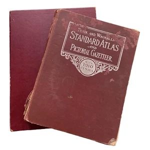 1911 Funk Wagnalls Standard Atlas Bildanzeiger 1910 Volkszählung Geschichte Fotos - Bild 1 von 24