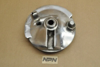 Panel de freno delantero 45100-303-000 vintage usado OEM Honda CD175 K3 Foto 1 de 2