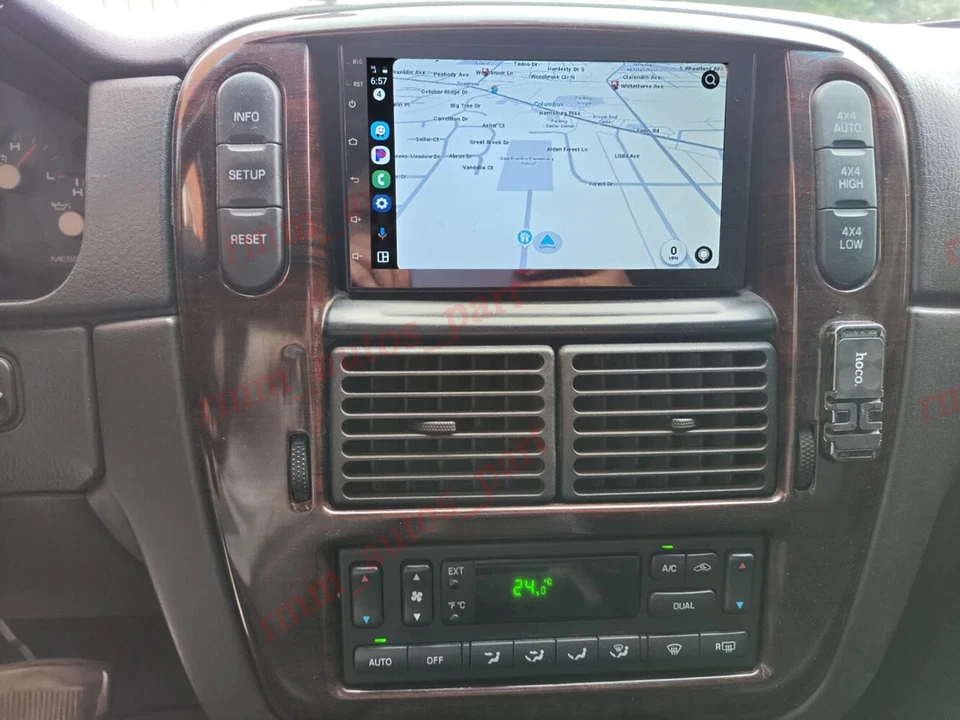 7" For Mercury Mountaineer 1998-2002 Android 13 Apple Carplay Stereo Radio GPS Foto 1 de 4