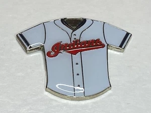 Cleveland Indians Hard Enamel Lapel Vest Hat Jacket Pin Sunday White Home Jersey - Picture 1 of 2