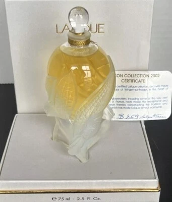 Lalique France 2002 'Les Elfes' Flacon Collection Perfume LARGE New in Box - Image 1 of 4
