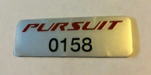 Auténtico Ford BA BF número de construcción insignia FPV búsqueda 0158 - Imagen 1 de 1