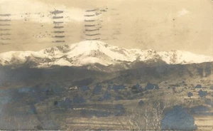 Postal foto real Gunnison Colorado negra Canon 1925 RPPC - Imagen 1 de 2