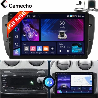 4G+64G Android 15.0 DSP Autoradio Carplay Für Seat Ibiza 6j 2009-2013 GPS Navi - Bild 1 von 4
