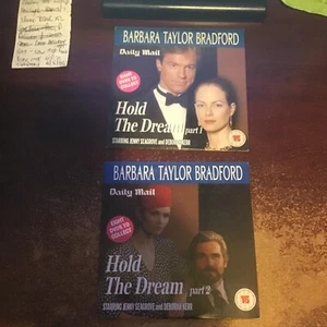 HOLD THE DREAMS  PARTS 1 & 2 DVDS BARBARA TAYLOR BRADFORD  BIRTHDAY CHRISTMAS - Picture 1 of 1