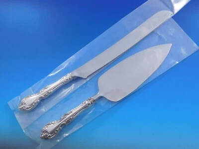 Juego de pastel de boda Melrose by Gorham de plata esterlina servidor 2 piezas hecho a medida HHWS Foto 1 de 4