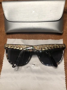 Rare Jimmy Crystal Swarovski Eyeglasses Frames Only Bling Tort Plum 56-18-135 - Picture 1 of 7