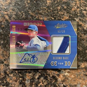 2020 Absolute Cavan Biggio Absolute Heroes Auto Patch #d 02/25 #AHS-CB - Picture 1 of 4