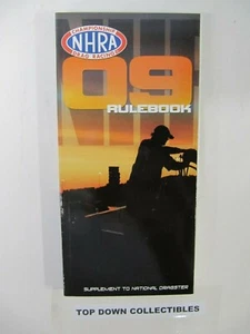 2009 NHRA Rule Book Supplement to National Dragster - Picture 1 of 1