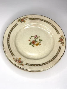 W. H. Grindley & Co. England Chelsea Ivory Salad/Dessert Plates Set of 4 - Picture 1 of 7
