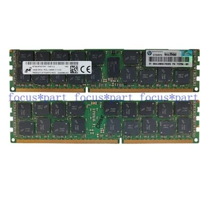 16GB DDR3-1600MHZ PC3L-12800R 2Rx4 REG ECC Registered Server Memory 1.35V Lot - Picture 1 of 14
