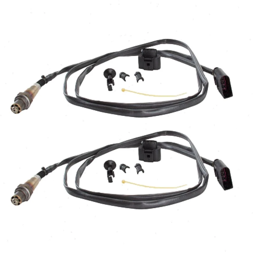2 pc Bosch Downstream Oxygen Sensors for 2004-2006 Audi A8 Quattro 4.2L V8 za - Image 1 of 4