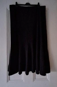 Vintage 90s Y2K *ROMAN ORIGINALS* Dark Grey Maxi Skirt L Large EU 48 UK 18-20 - Picture 1 of 3