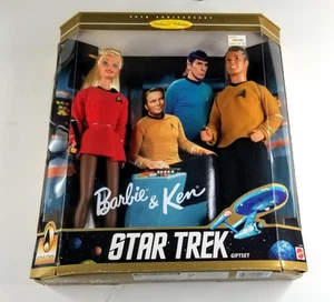 Barbie & Ken Star Trek 30th Anniversary Doll Giftset 1996 Mattel 15006 NRFP - Picture 1 of 7