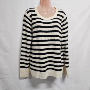 Suéter Pullover Old Navy Mujer Talla XL Rayas Pelucado - Imagen 1 de 11